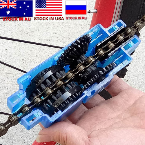 Tom Top Portable Bicycle Chain Cleaner With Scrubber