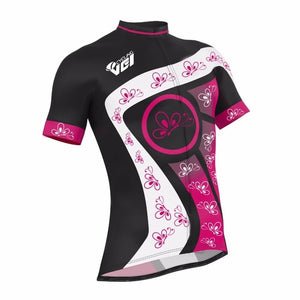 Ladies Cycling Jersey Half Sleeve Top Racing Team Breathable Biking Shirt - FREE SHIPPING